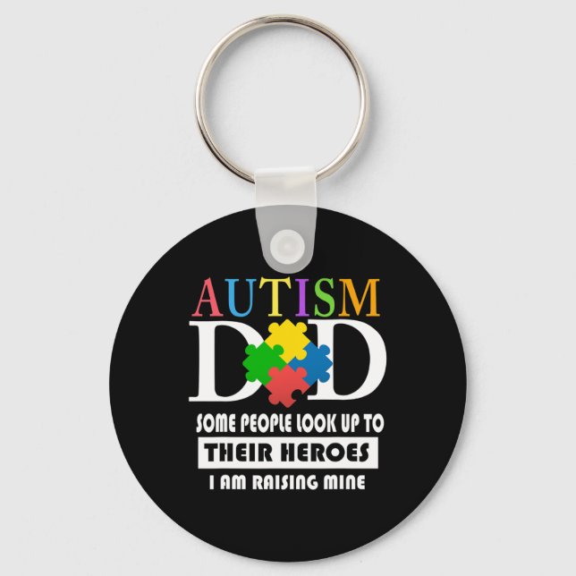 Llavero Mens Autism Dad (Anverso)