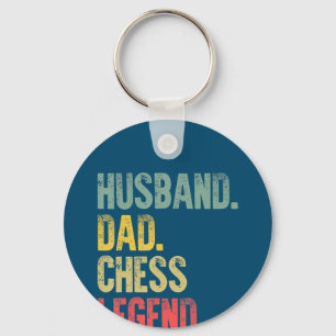 Llavero Mens Funny Gige Husband Dad Chess Legend