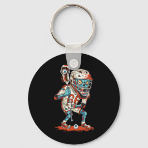 Llavero Mens Funny Lacrosse Zombie Player Lax Lazy Hallowe