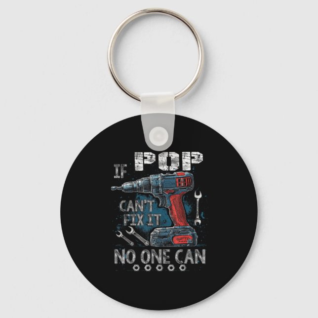 Llavero Mens If P Cant Fix It Can Father's Day  (Anverso)
