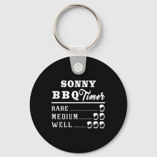 Llavero Mens Sonny Bbq Timer Beer Funny Griting