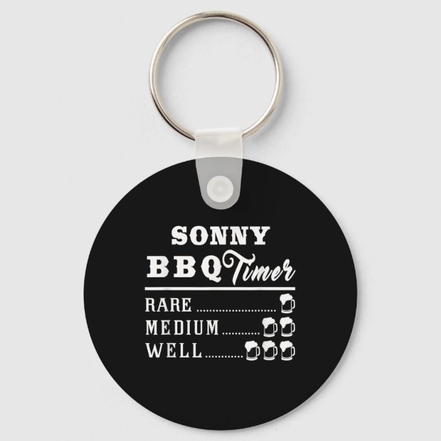 Llavero Mens Sonny Bbq Timer Beer Funny Griting (Anverso)