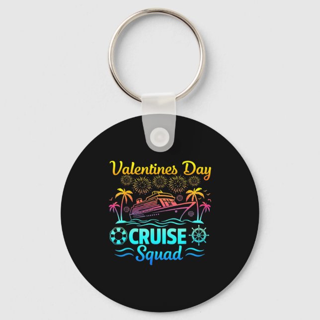 Llavero Mens Valentines Day Cruise Squad 2026 Vacation Tra (Anverso)