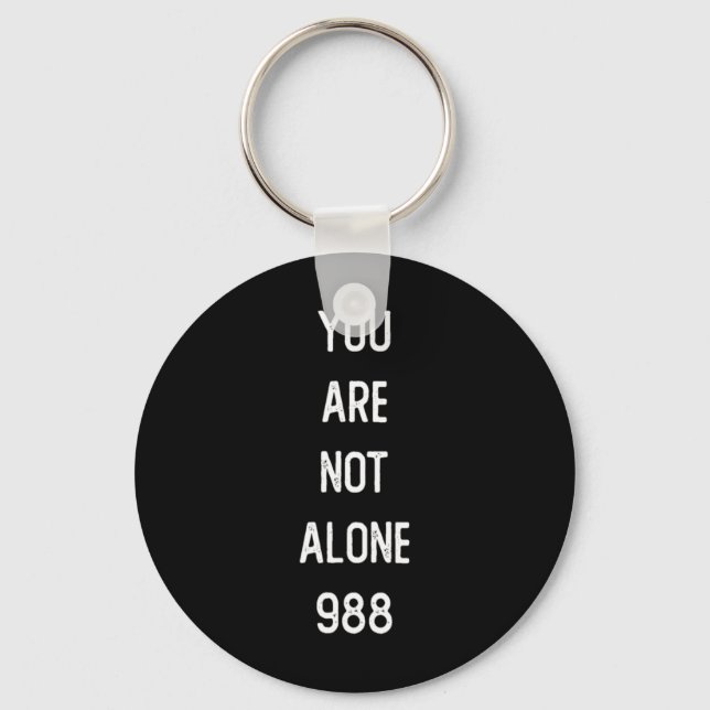 Llavero Mens You Are Not Alone 988 Suicide Prevention Awar (Anverso)