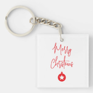 Llavero Mensaje de Navidad y Año Nuevo para la Familia