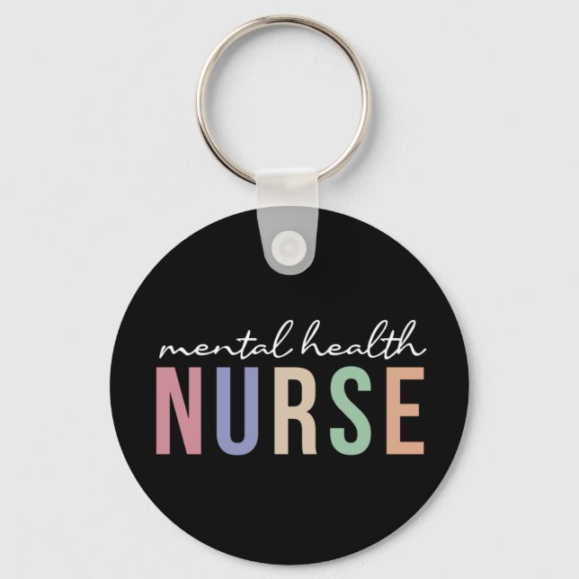 Llavero Mental health nurse Gifts for psychiatric nurse (Anverso)