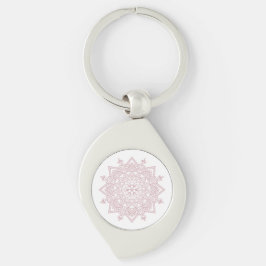 Llavero Mentalidad Mandala Design Keychain Metalizado