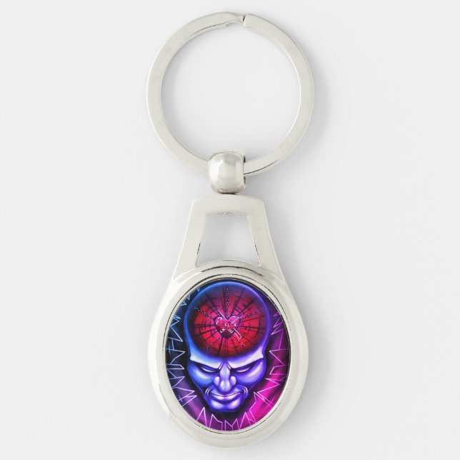 Llavero "Mente destrozada" (Anverso)