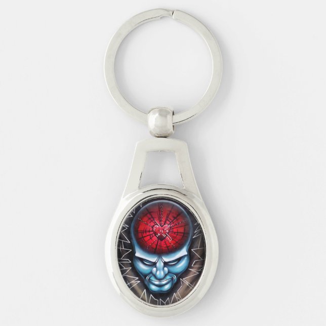 Llavero "Mente destrozada" (Anverso)