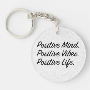 Llavero Mente positiva. Vibes positivas. Vida positiva.