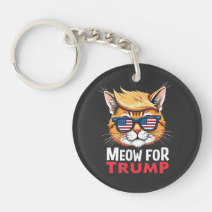 Llavero Meow For Trump Cat Elección Gatita