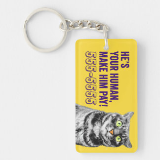 Llavero Meow Meow Puffytail Keychain
