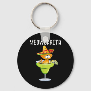 Llavero Meowgarita - El amante del gato Cinco De Mayo Marg