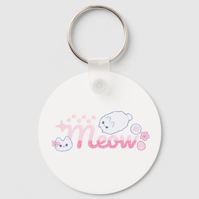 Llavero Meowpink (Anverso)