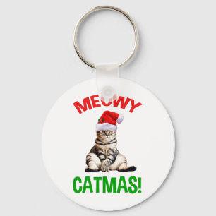Llavero ¡Meowy Catmas!