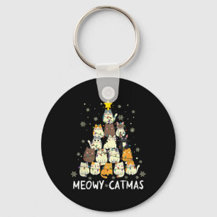 Llavero Meowy Catmas Cat Árbol de Navidad Chicas Boys Fu