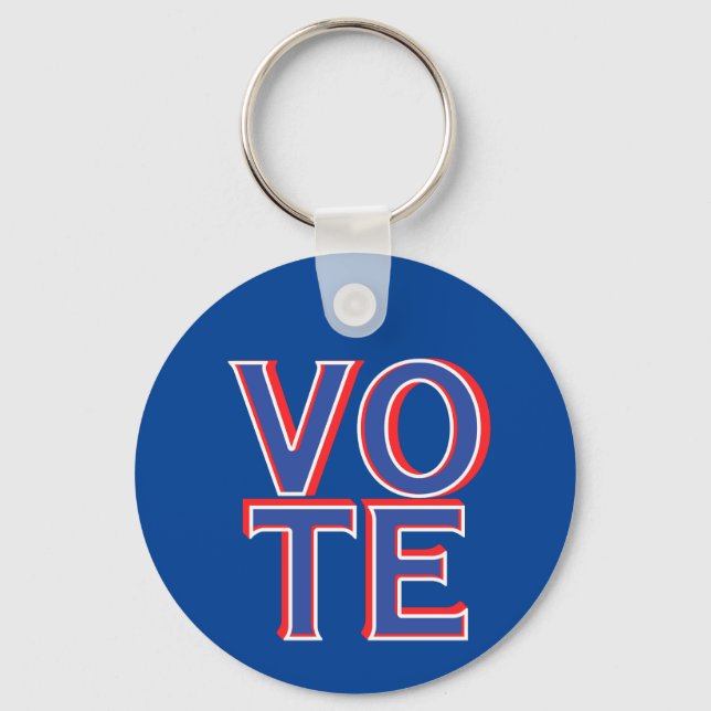 Llavero Mercadería de campaña política de ronda de votació (Anverso)