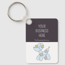 Llavero Mercadería de perro con globo