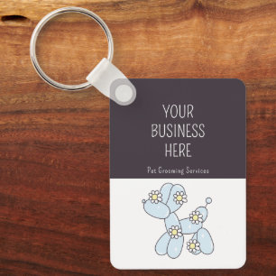 Llavero Mercadería de perro con globo