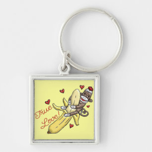 Llavero Mercadería Sock Monkey Valentine