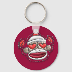 Llavero Mercadería Sock Monkey Valentine