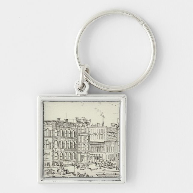 Llavero Mercado, California y Drumm North Side (Frente)