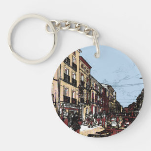 Llavero Mercado de Antigüedades de Pezenas Francia