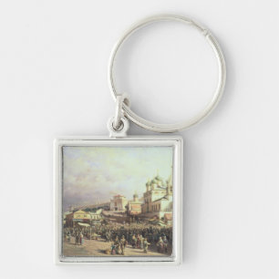 Llavero Mercado en Nishny, Novgorod, 1872