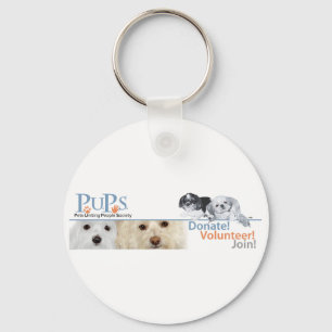 Llavero Mercancía del logotipo de PUPs con Shih Tzu