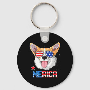 Llavero Merica 4 De Julio Camisetas Niños Chicas Cachorro
