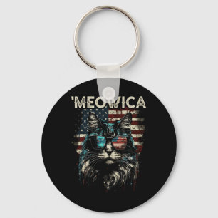 Llavero Merica Patriótica Maine Coon Cat