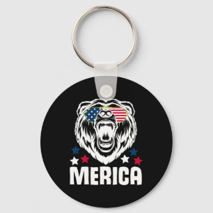 Llavero Merica Sungles 4 De Julio Bandera Americana Bear D