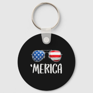 Llavero Merica Sungles 4 De Julio Para Hombres Mujeres Niñ