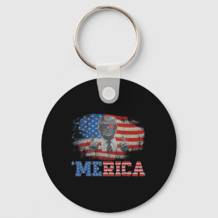 Llavero Merica Trump Feliz 4 De Julio Bandera Norteamerica