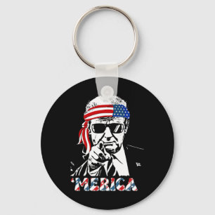 Llavero Merica Trump Feliz 4 De Julio Bandera Norteamerica
