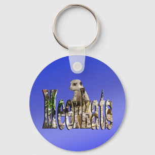 Llavero Merkats azules, anillo de claves