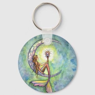 Llavero Mermaid Fantasy Fairy Art by Molly Harrison