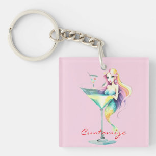 Llavero Mermaid Martini Chica Thunder_Cove