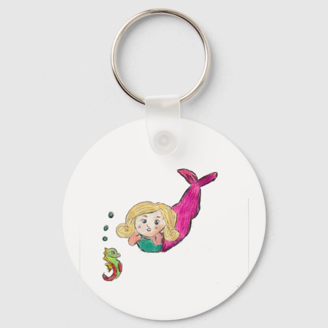 Llavero Mermaid Seahorse (Anverso)