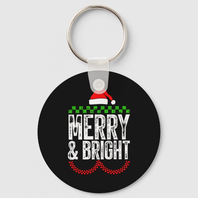 Llavero Merry &amp; Bright Moody &amp; Uptight Matching Co (Anverso)