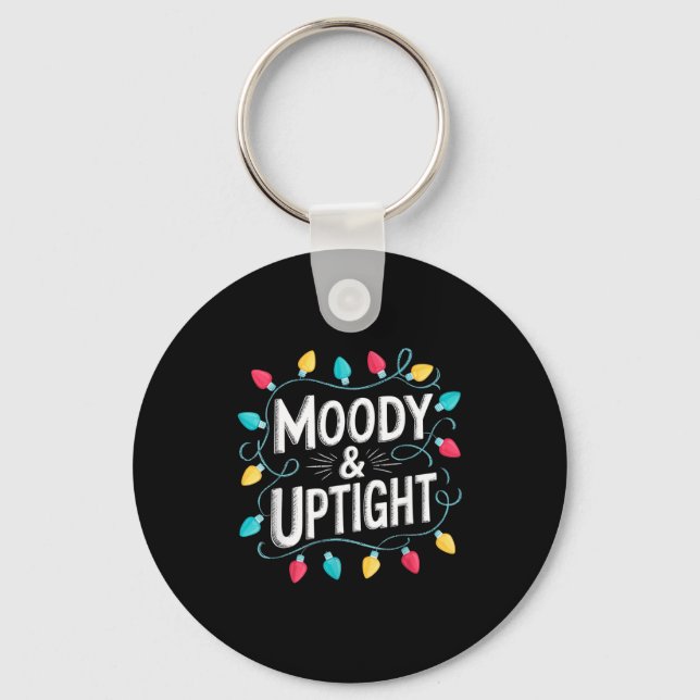 Llavero Merry &amp; Bright Moody &amp; Uptight Matching Co (Anverso)