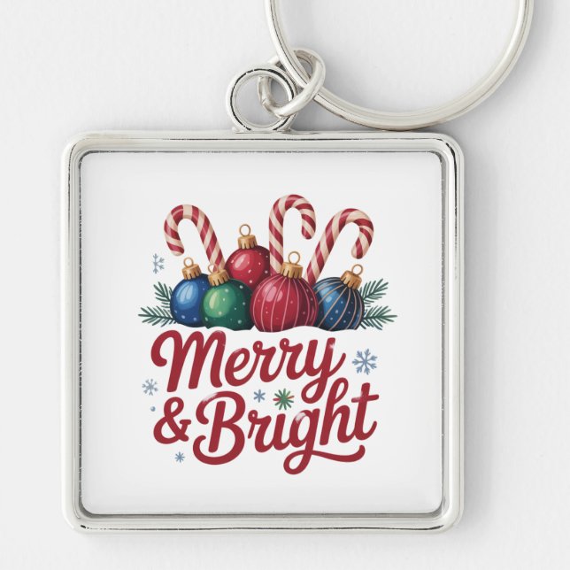 Llavero Merry and Bright Navidades Magic (Frente)