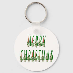Llavero Merry Christmas Candle Font