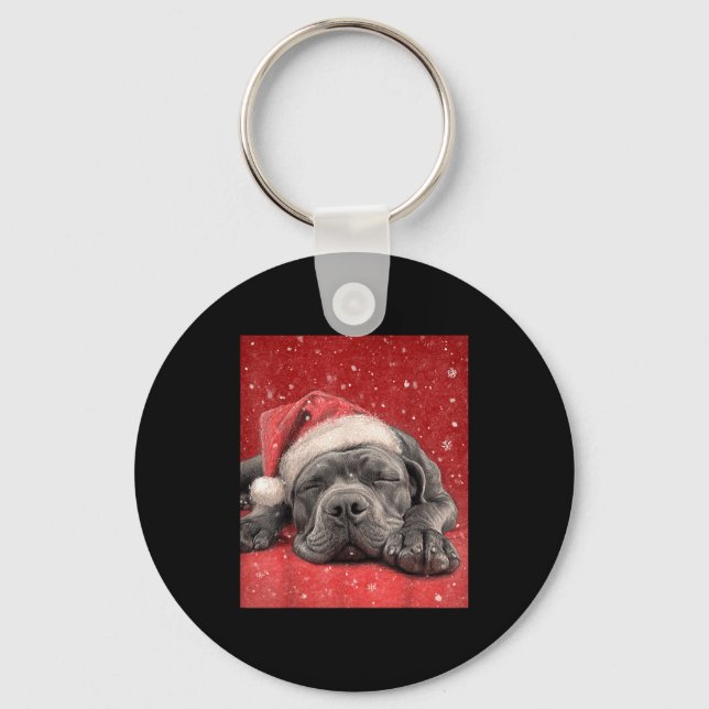 Llavero Merry Christmas Cane Corso  (Anverso)