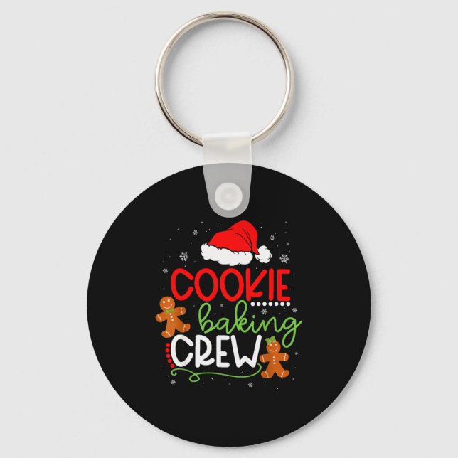 Llavero Merry Christmas Cookie Baking Crew Ginger Santa Pa (Anverso)