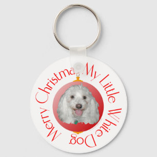 Llavero Merry Christmas Havanese