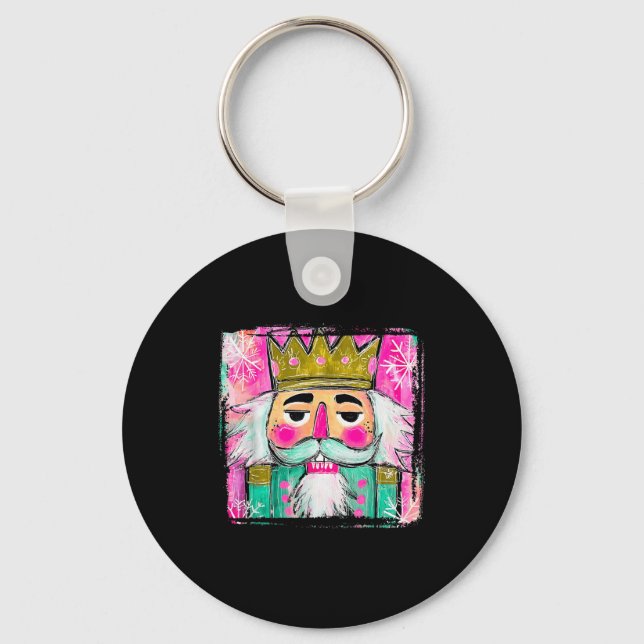 Llavero Merry Christmas Nutcracker Men Women Kids Xmas Paj (Anverso)