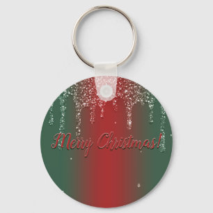 Llavero Merry Christmas personalize Button Keychain