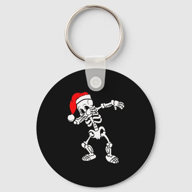 Llavero Merry Christmas Skeleton Sweater (Anverso)