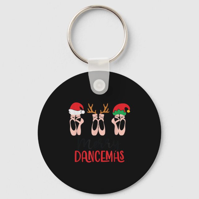 Llavero Merry Dancemas Ballet Dance Teacher Christmas Holi (Anverso)